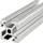 3D-Drucker T-Schlitz Aluminium 20x20mm